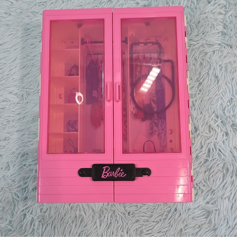 Mattel Barbie Fashionistas Ultimate Closet Pink Wardrobe Storage Case Only
